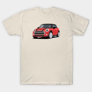 Car sport  mini retro red T-Shirt